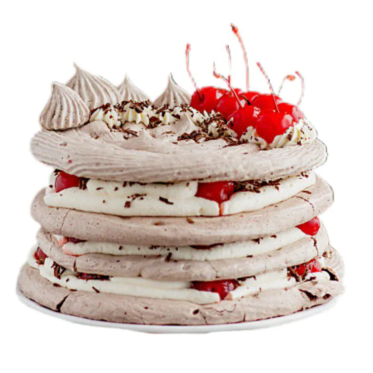 Tort Bezowy z wiśniami – Tortownia na Bema Wrocław