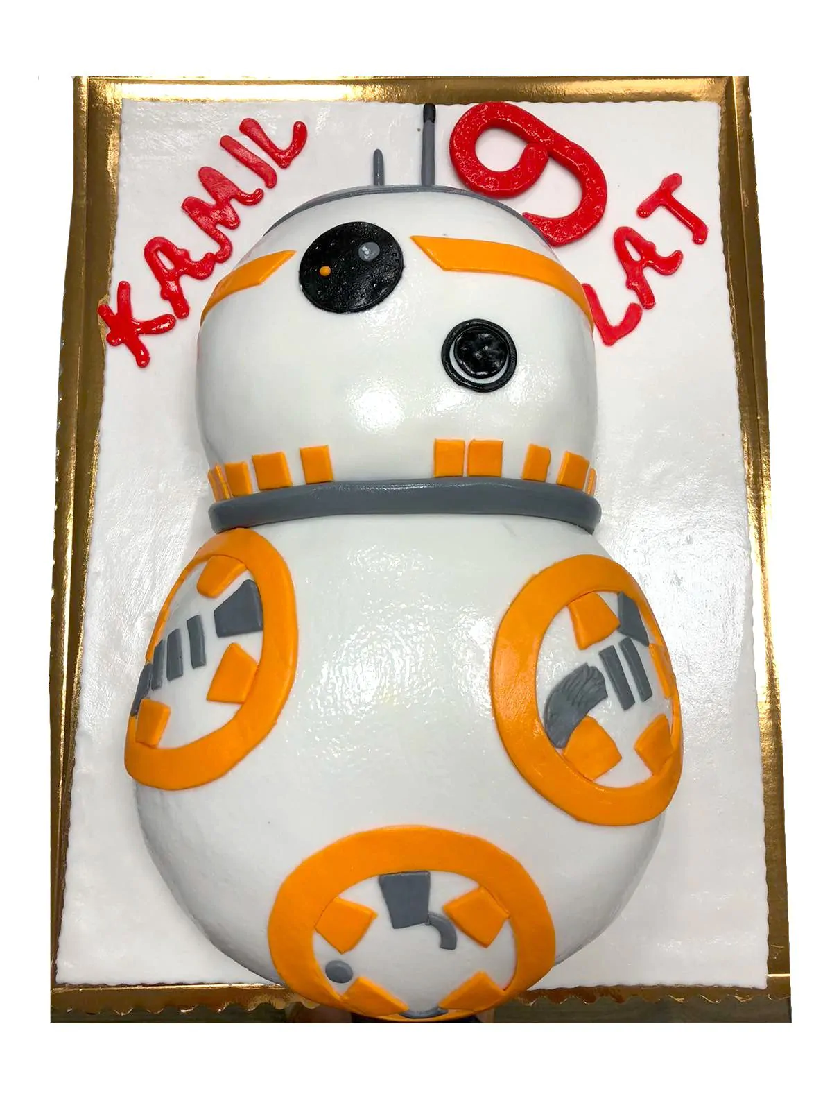Tort kosmiczny robot BB-8 Gwiezdne wojny – Tortownia na Bema Wrocław