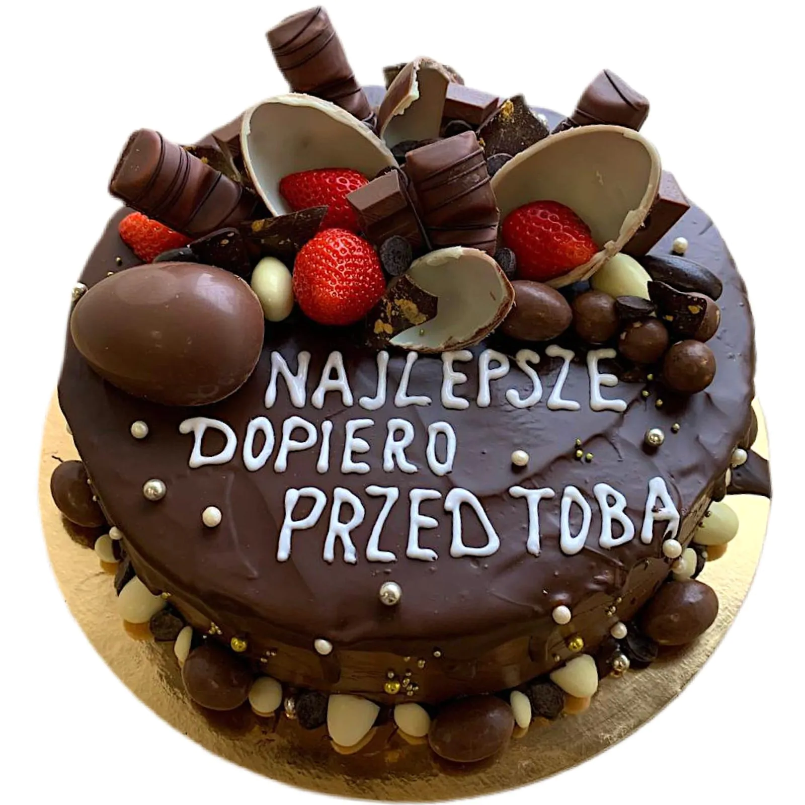 Tort Kinder z czekoladkami – zdjęcie 3