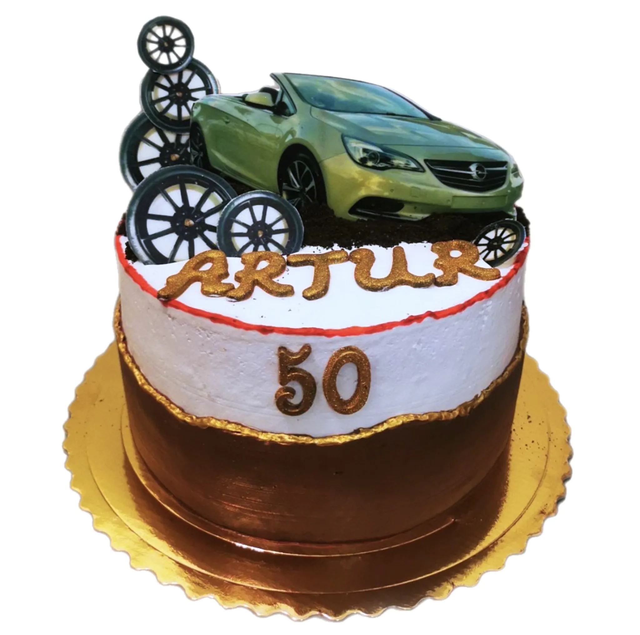 Tort z autem Porshe – zdjęcie 2