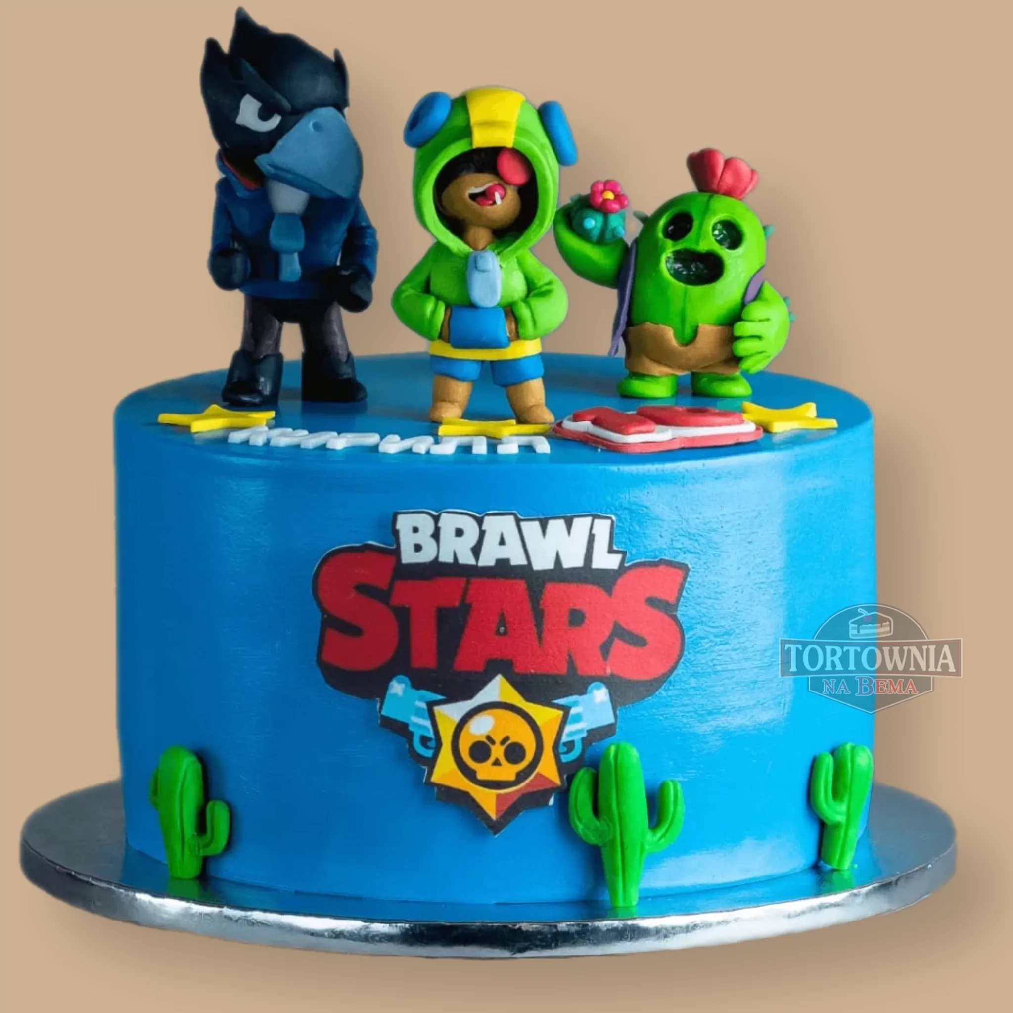 Tort Brawl Stars z figurkami – Tortownia na Bema Wrocław