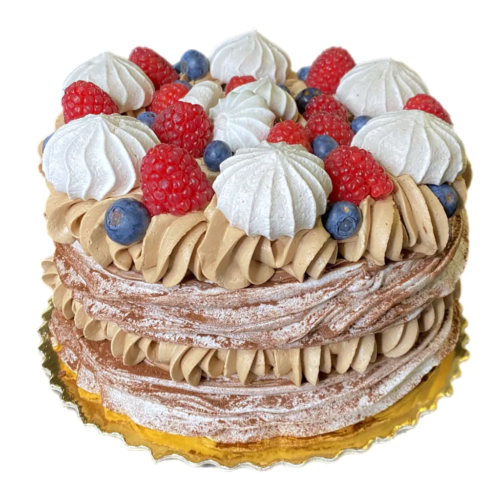 Tort Bezowy z jagodami – Tortownia na Bema Wrocław