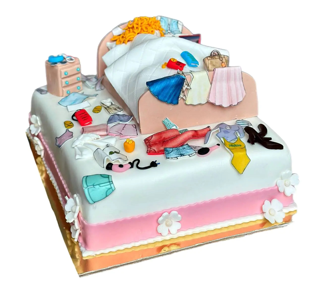 Tort bałagan w łóżku – zdjęcie 2