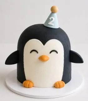 Tort „Mały Pingwinek”