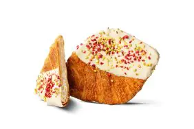 Croissant płaski z białą czekoladą – zdjęcie 2