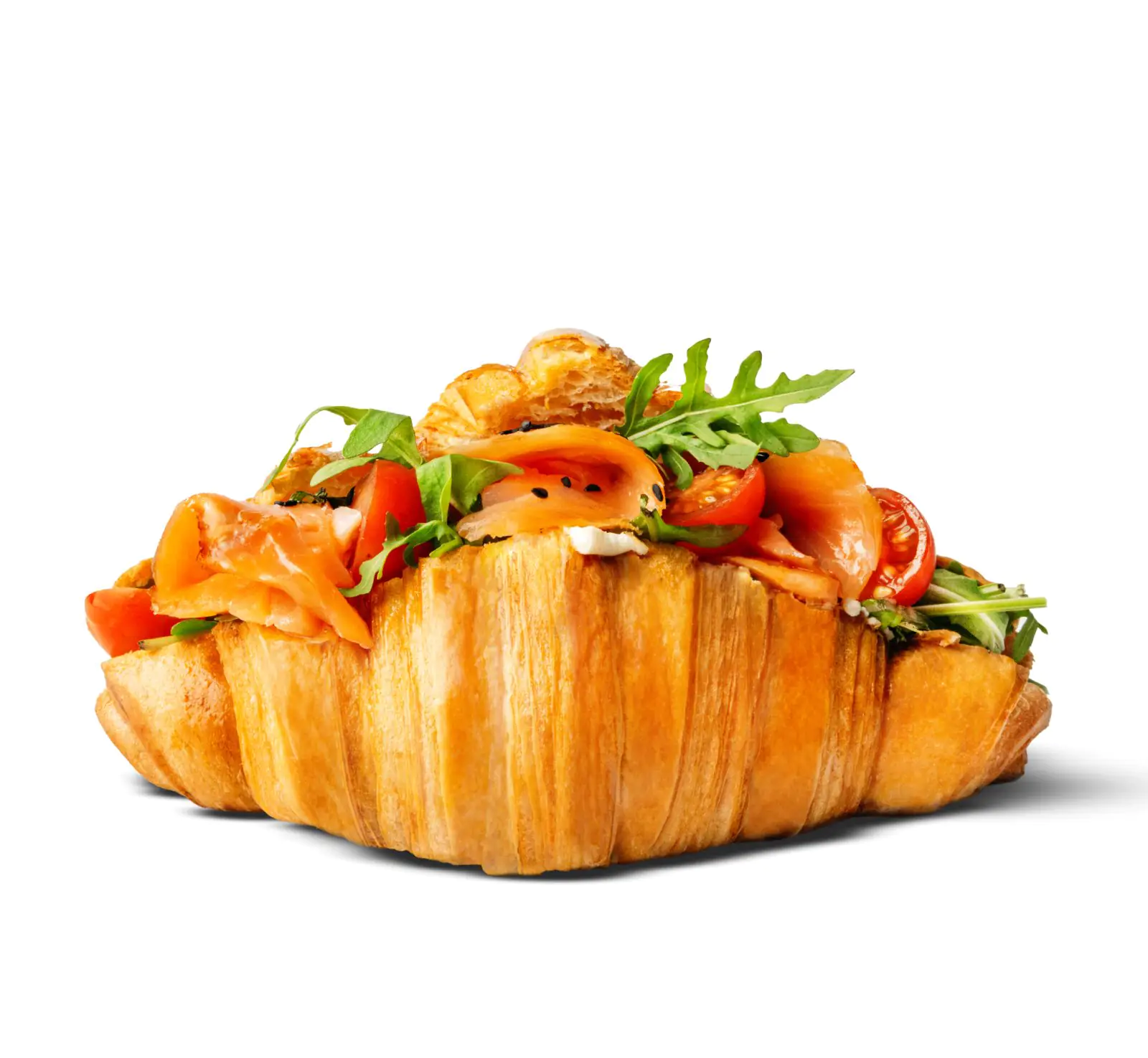 Croissant z łososiem Croissant z łososiem – Tortownia na Bema Wrocław