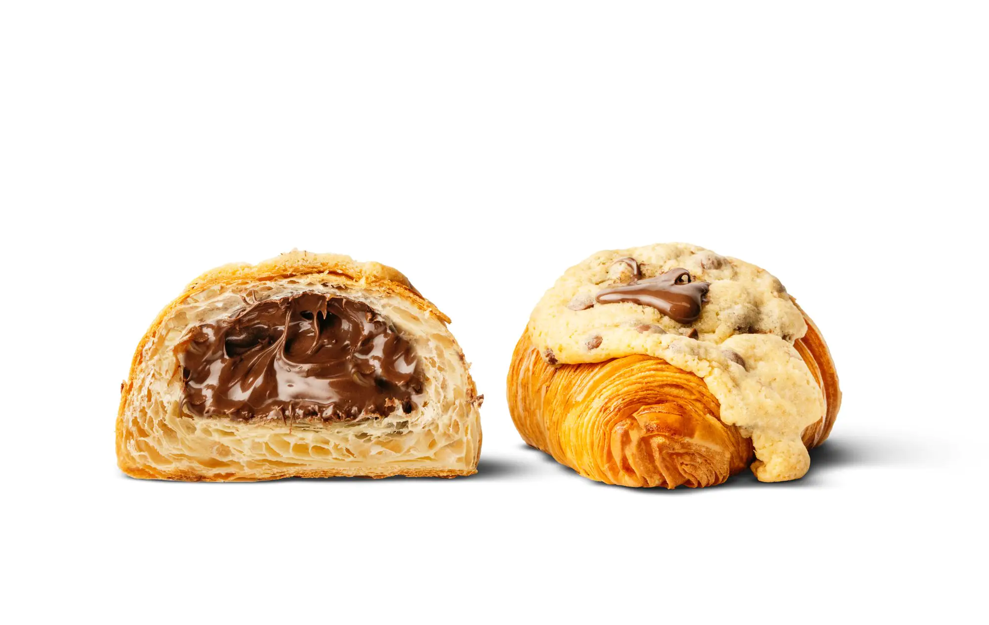 Croissant z ciasteczkiem i nutellą – zdjęcie 2