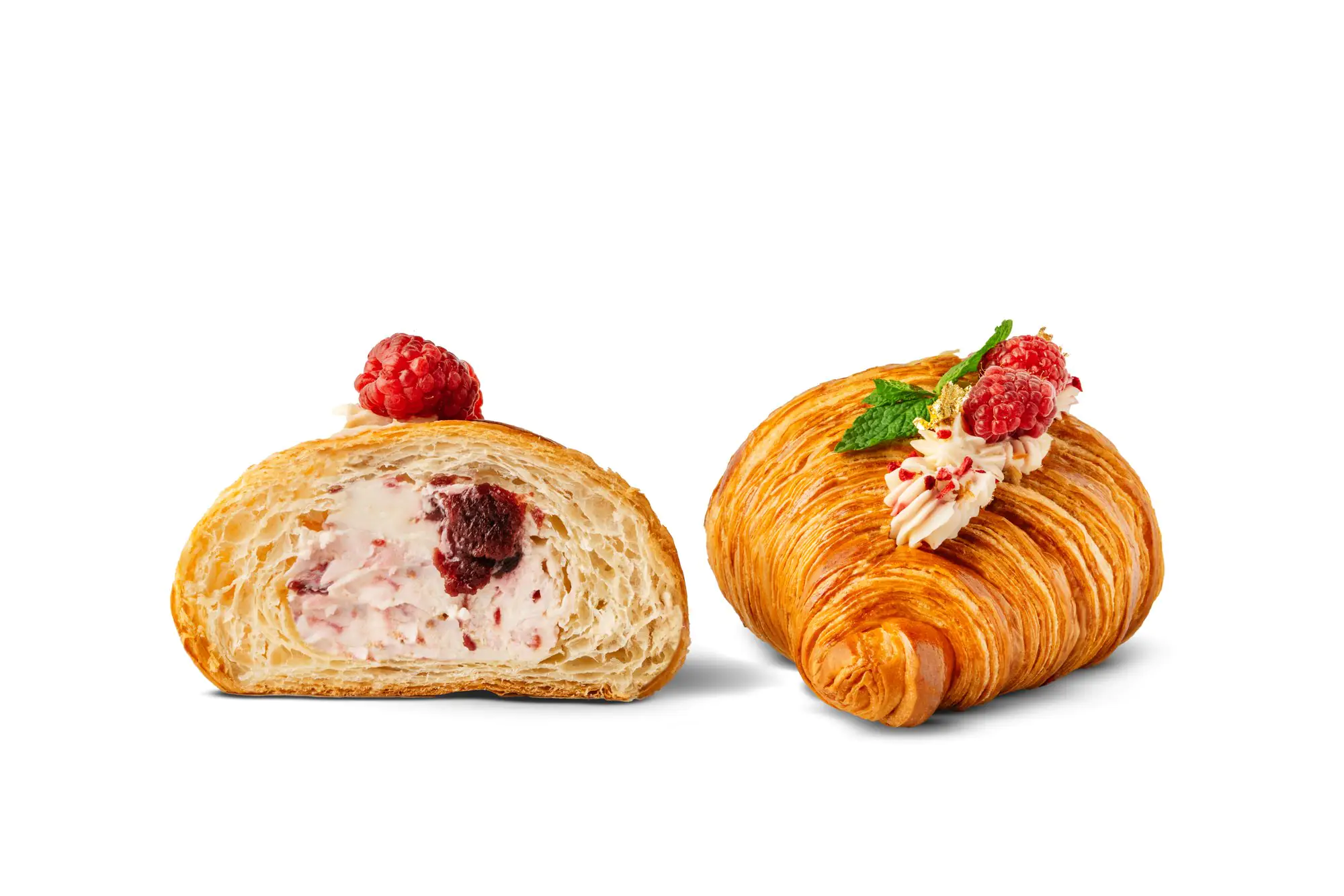Croissant z maliną i mascarpone – zdjęcie 2