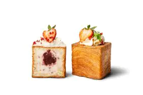 Croissant z mascarpone i malinowym puree – zdjęcie 2